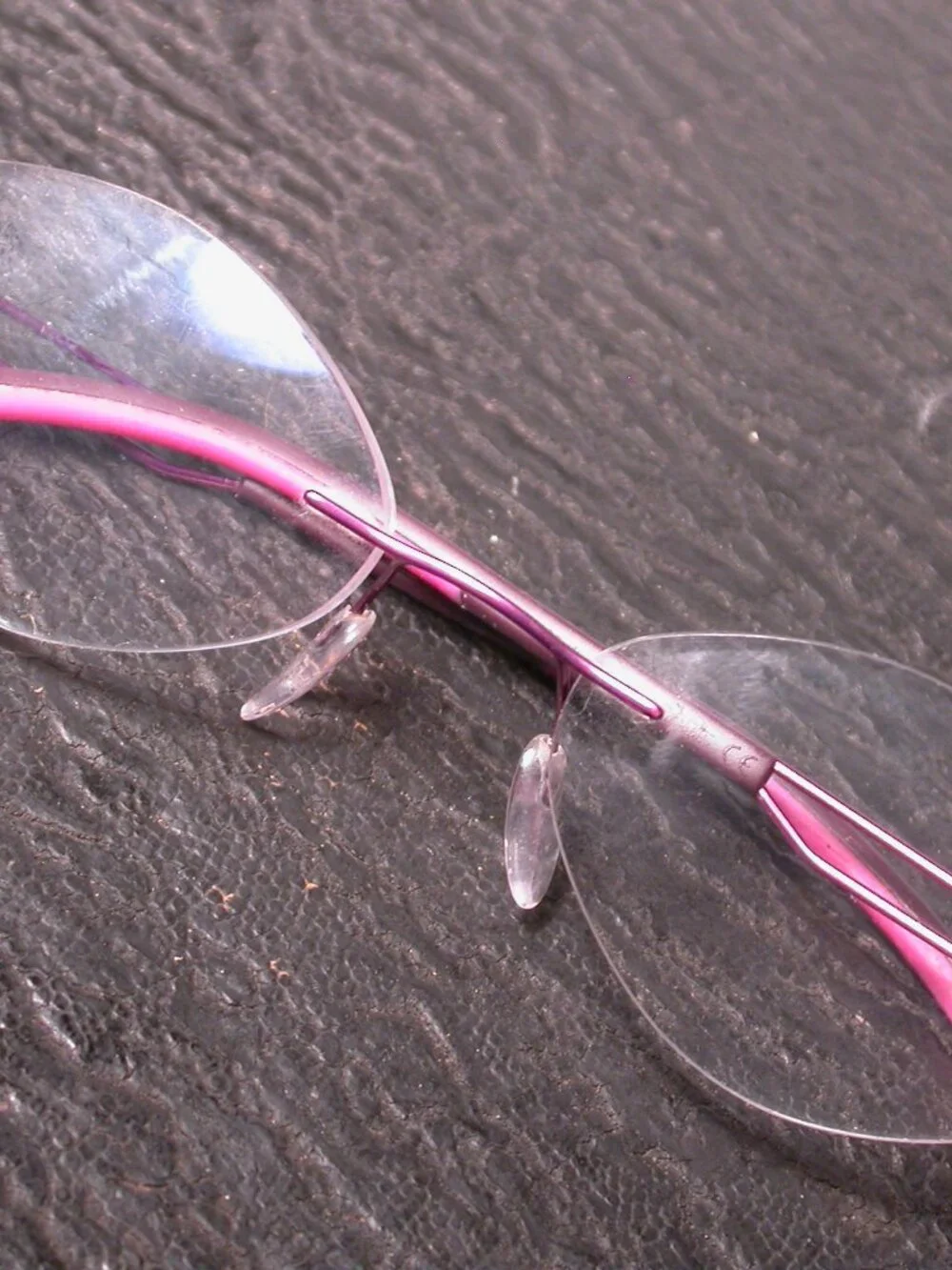 Silhouette Purple Wire Light Weight Eyeglasses Made in Austria